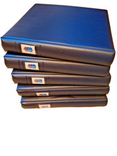 5 x Lindner Vordruckalben, einzeln  in Schubern:  Schweden