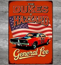 The Dukes Of Hazard 8 x 12 Retro Novelty Metal Sign Made In USA New!
