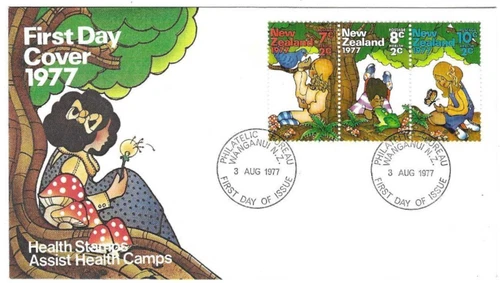 New Zealand Comm/FDC - Health Stamps Issue - 1977 - (NZ309)