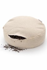 Cotton Zafu Meditation Pillow Buckwheat Hull Yoga Floor Cushion Sitting