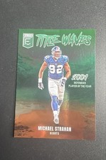 2025 Panini Donruss Elite - Title Waves Michael Strahan #9 Green