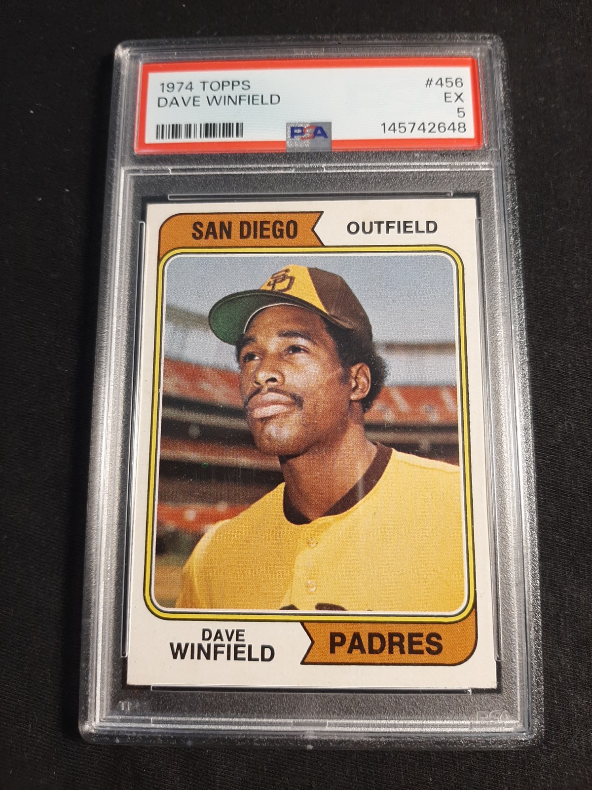 1974 Topps Dave Winfield #456 PSA EX 5