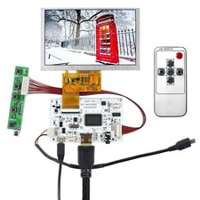 HD LCD Controller Board With 4.3" 480x272 LCD Screen For Ras Pi