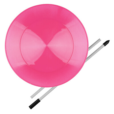 Diabolo Freizeitsport Jonglierteller (23cm) im Set inkl. teilbarem Stab 