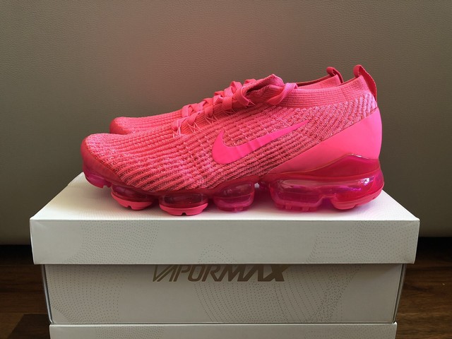 Nike Women's Air Vapormax Flyknit 3 Triple Pink Size 11.5 Brand New CT1274-600 | eBay