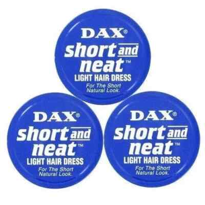 3 X DAX WAX BLUE KURZES UND GEPFLEGTES LEICHTES HAARKLEID 99g + KOSTENLOSE LIEFERUNG MIT NACHVERFOLGUNG