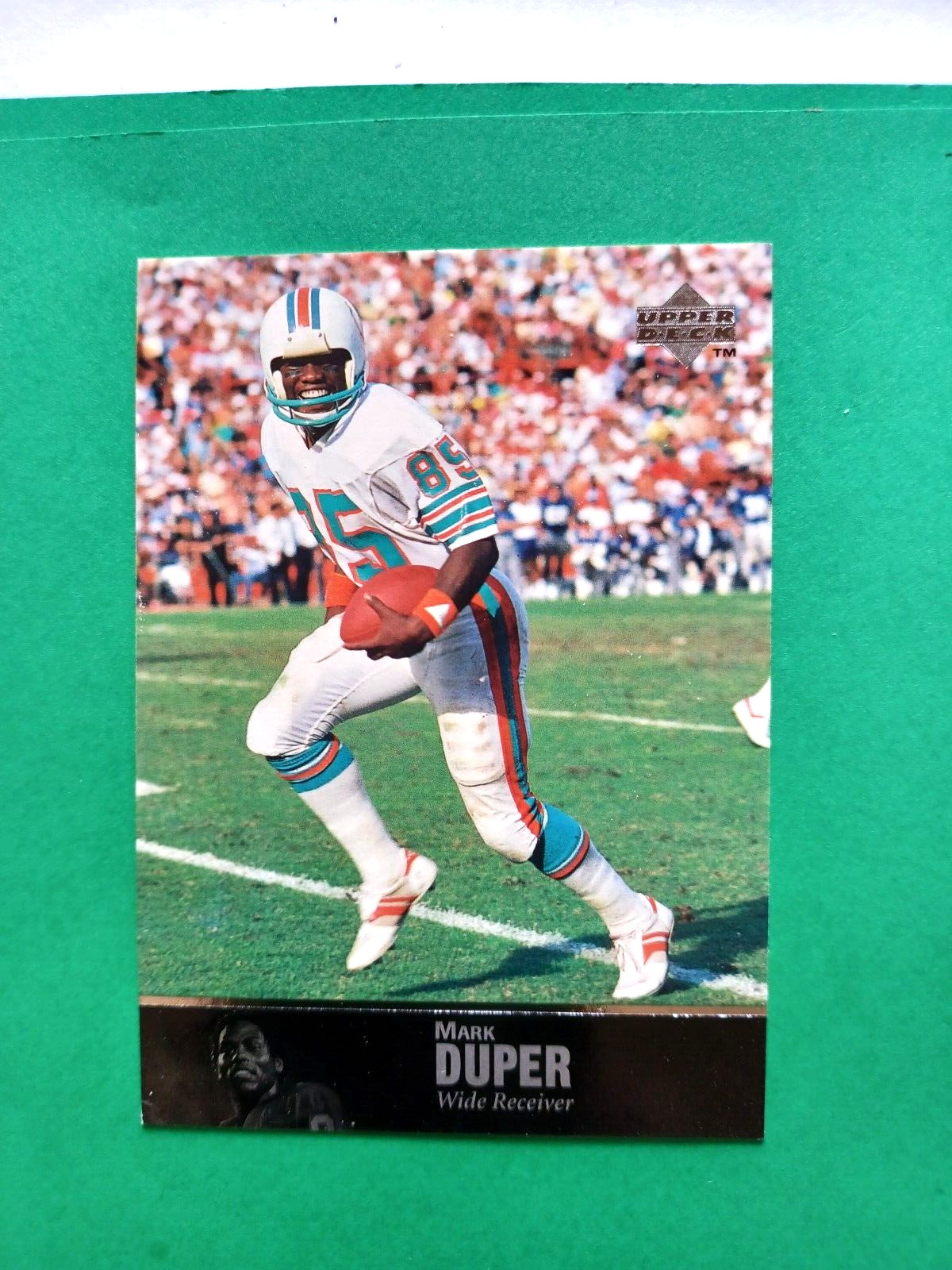 1997 UPPER DECK LEGENDS MARK DUPER #55 MIAMI DOLPHINS NICE