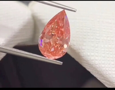 5Ct Natural Pear Cut Pink Color diamond CERTIFIED D Grade VVS1 + 1 B3E