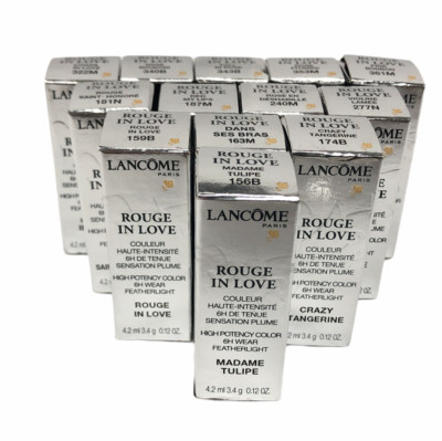 Lancome Rouge In Love High Potency Lipstick (3.4g/0.12Oz) NEW IN BOX *YOU PICK!*