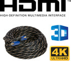 40 ft HDMI 4K Premium Mesh Cable 60HZ 1080P HDTV 3D High Speed Gold Plated XBOX