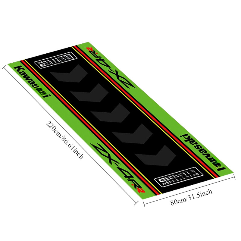 4. ギャッべ Motorcycle Garage Mat workshop Washable Parking Carpet for