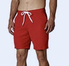 BEAUTIFUL GIANT Red White Board Shorts Swim Trunks NEW Mens Sz S