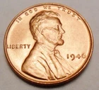 1946 P Lincoln Wheat Cent / Penny *BU / MS RED - MINT STATE RED* *FREE SHIPPING*