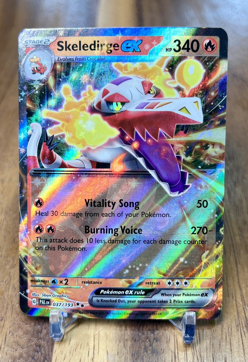 Skeledirge EX 037/193 Paldea Evolved Pokemon NM | eBay Skeledirge EX 037/193 Paldea Evolved Pokemon NM | eBay