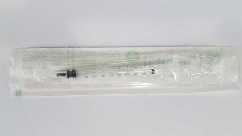 100 1ml Syringe Only with Luer Slip Tip Sterile Disposable Latex Free 1cc NEW - Picture 5 of 7