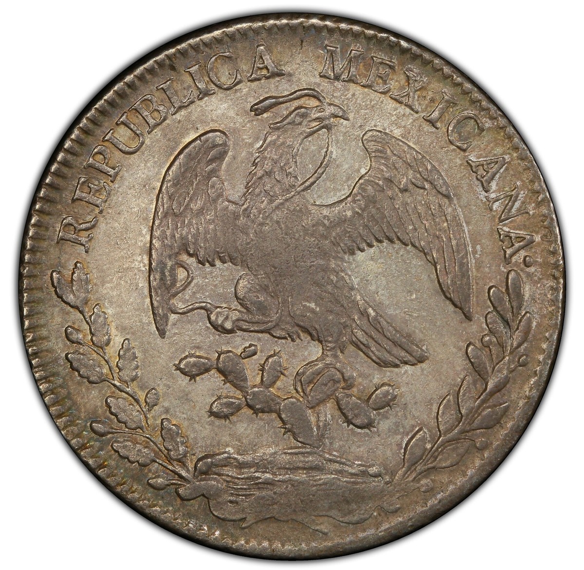 Mexico 1831-Mo JM First Republic 8 Reales Mexico City PCGS AU