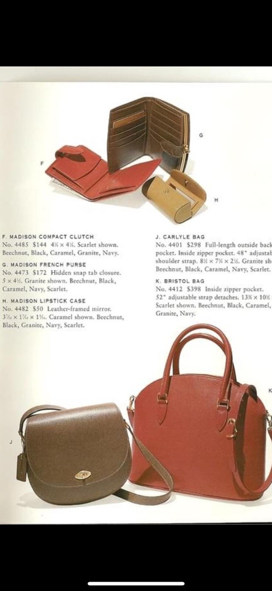 小物 Vintage Coach Madison Compack Clutch Nvy Vintage Coach Madison Compack Clutch Nvy - メルカリ