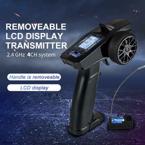 2.4G 4CH LCD Display Waterproof RC Car Remote Controller Transmitter+Receiver - Picture 8 of 11