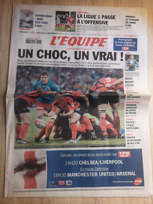 L'Equipe Journal 11-12/11/1995; Xv France-All Black/ La F1 sous le choc