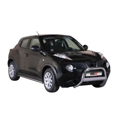Bull Bar Push Front Bumper Grille for Nissan Juke 2011-2017 Silver 1 Pc