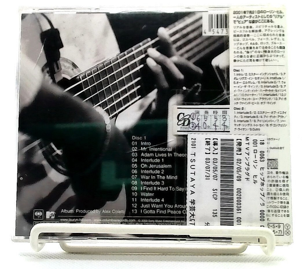 その他 HI-UNPLUGGED MTV Unplugged 2.0 [2CDs with OBI] Lauryn Hill/JAPAN | eBay