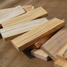 6 X Olivenholz Messergriff-Schalen Blank DIY Drechseln Holzarbeiten 12cm 4,7''