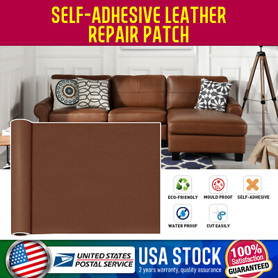 Self-Adhesive Leather Repair Patch Tape for Car Seats Couch Sofa Chair Jacket