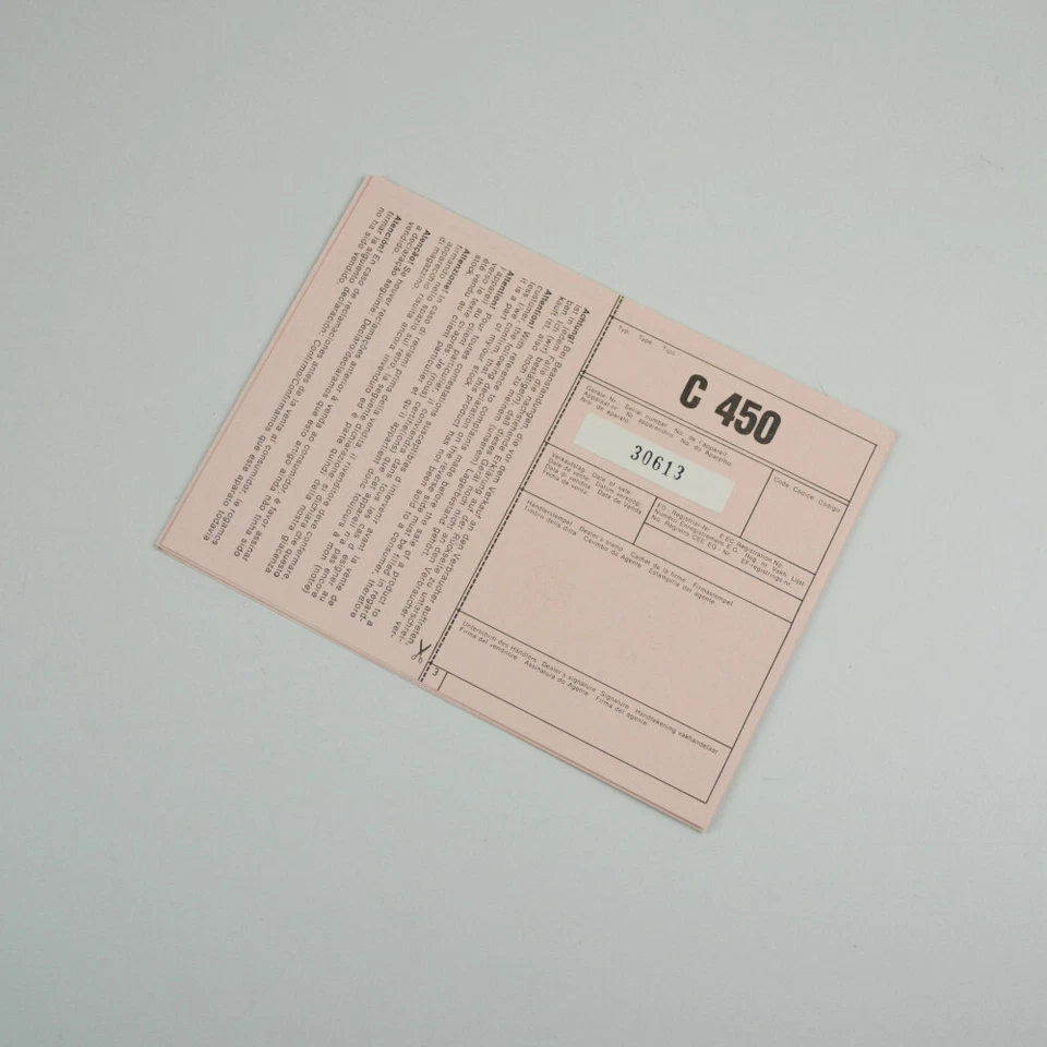 Grundig C450 / C460 automático - diagrama de cableado original y documento de identificación Foto 3 de 3