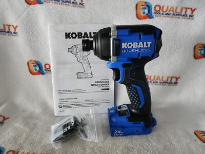 Next Generation Kobalt KID-124B-03 24V Brushless 1/4'' Impact Driver - Bare Tool