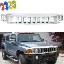 Factory Style Front Bumper Grille Assembly Chrome For Hummer H3 H3T 2006-2010