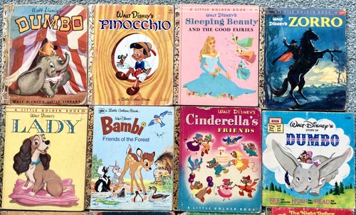 Vintage Little Golden Books Lot (16) Books, Disney/Christmas/Sesame Street - Picture 2 of 6