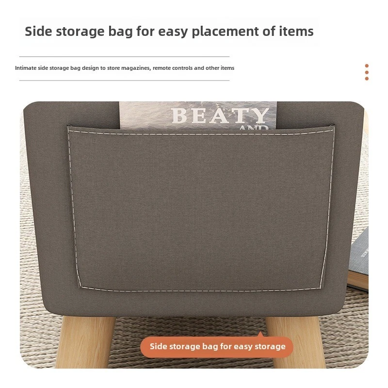 Solid wood small stool, home door shoe changing stool, simple small square stool - Image 4 of 4