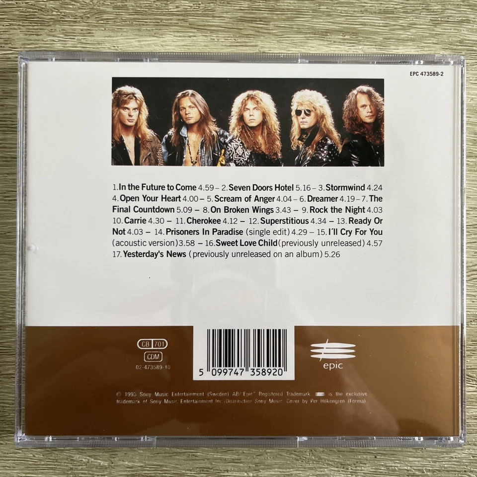 Europe | 1982-1992 Best Of 17 Titres | Cd | Comme Neuf - Photo 3/3