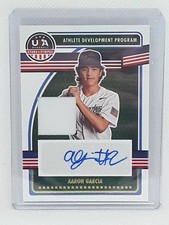 Aaron Garcia 2023 USA Baseball Stars & Stripes - Relic AUTO -