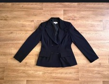 Ivan Grundhal Copenhagen Black Double Breasted Fitted Jacket Eu Size 42