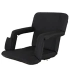 Wide Stadium Seats Chairs For Bleachers w/Back Cushion 5 Reclining Position