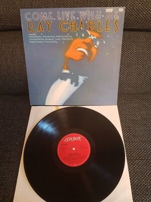 Ray Charles - Come Live With Me LP SHA U 145 German Press 1974 Ex
