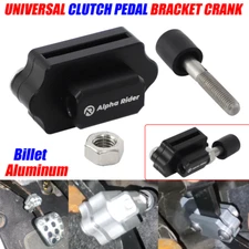 Universal Adjustable Race Clutch Pedal Petal Stopper Plate Bracket Crank Billet
