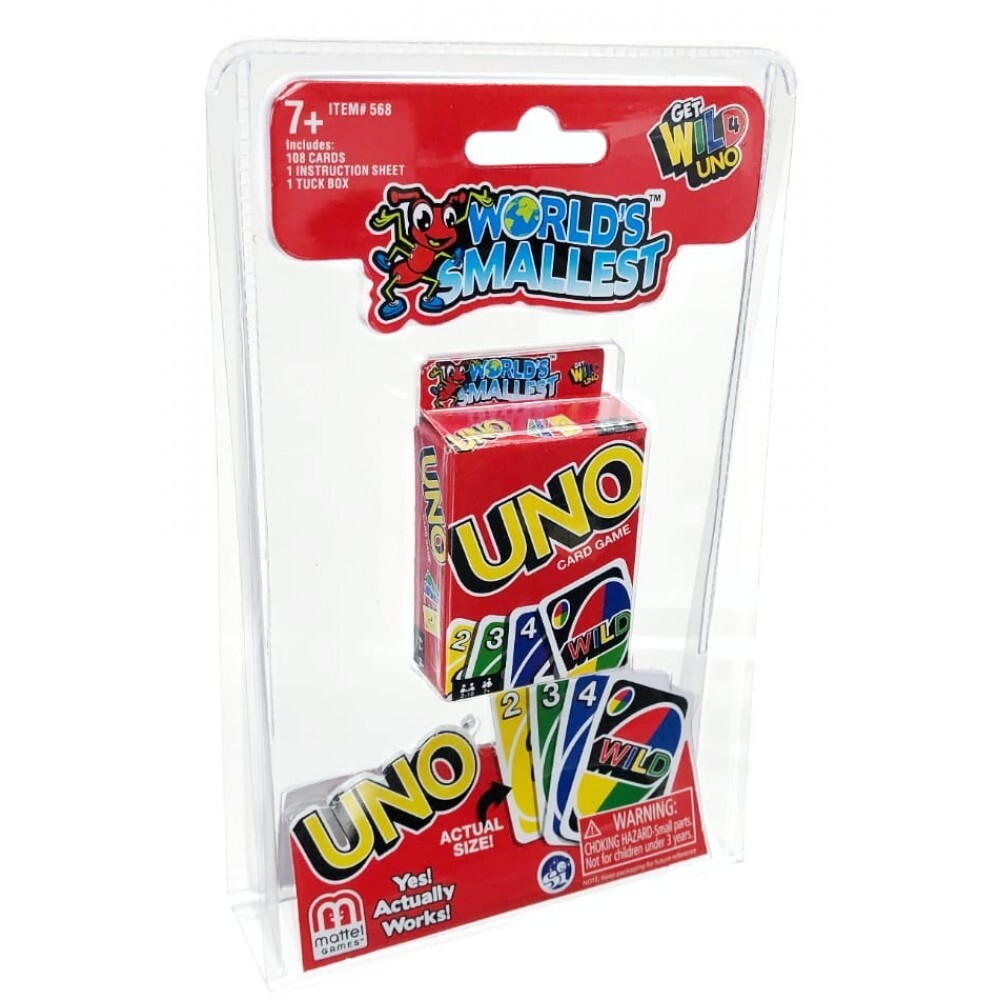 World's Smallest UNO Card Game - Get Wild - Tiny, Mini - In Stock