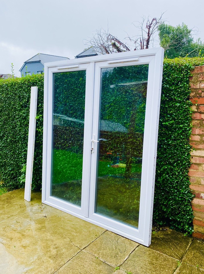 UPVC PVC External Doors Double Glazed French Doors Patio Doors eBay