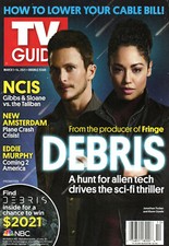 TV GUIDE Magazine March 1-14 2021 Jonathan Tucker Riann Steele Debris NCIS