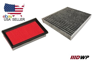 ENGINE AIR FILTER + CHARCOAL CABIN AIR FILTER FOR SUBARU 2002 - 2007 IMPREZA WRX
