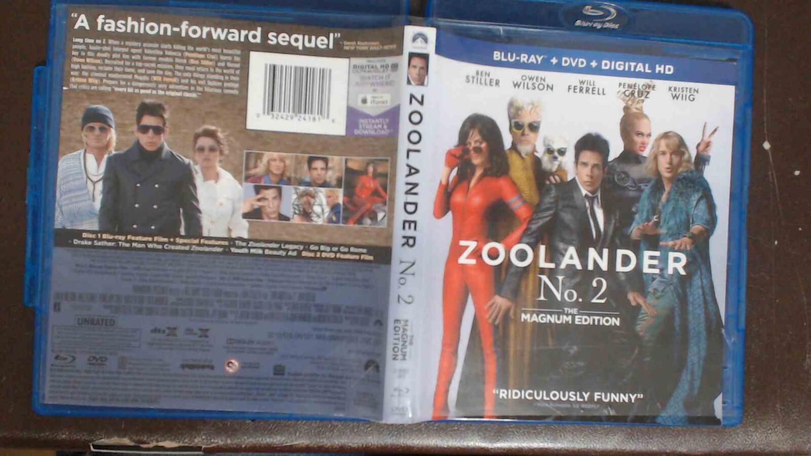 Zoolander No. 2 (Blu-ray, 2016)