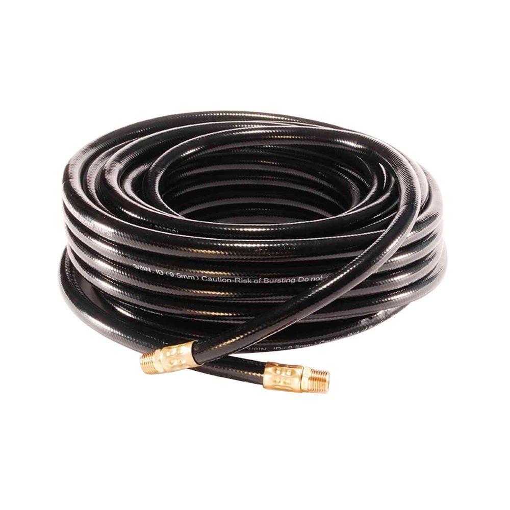 25-piece 50 ft. pvc air hose with air accessory kit and storage case NEW