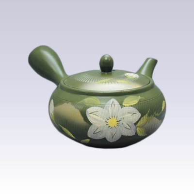 Tokoname Kyusu teapot - AKIRA - Tessen - 360cc/ml - Obal ami stainless steel net