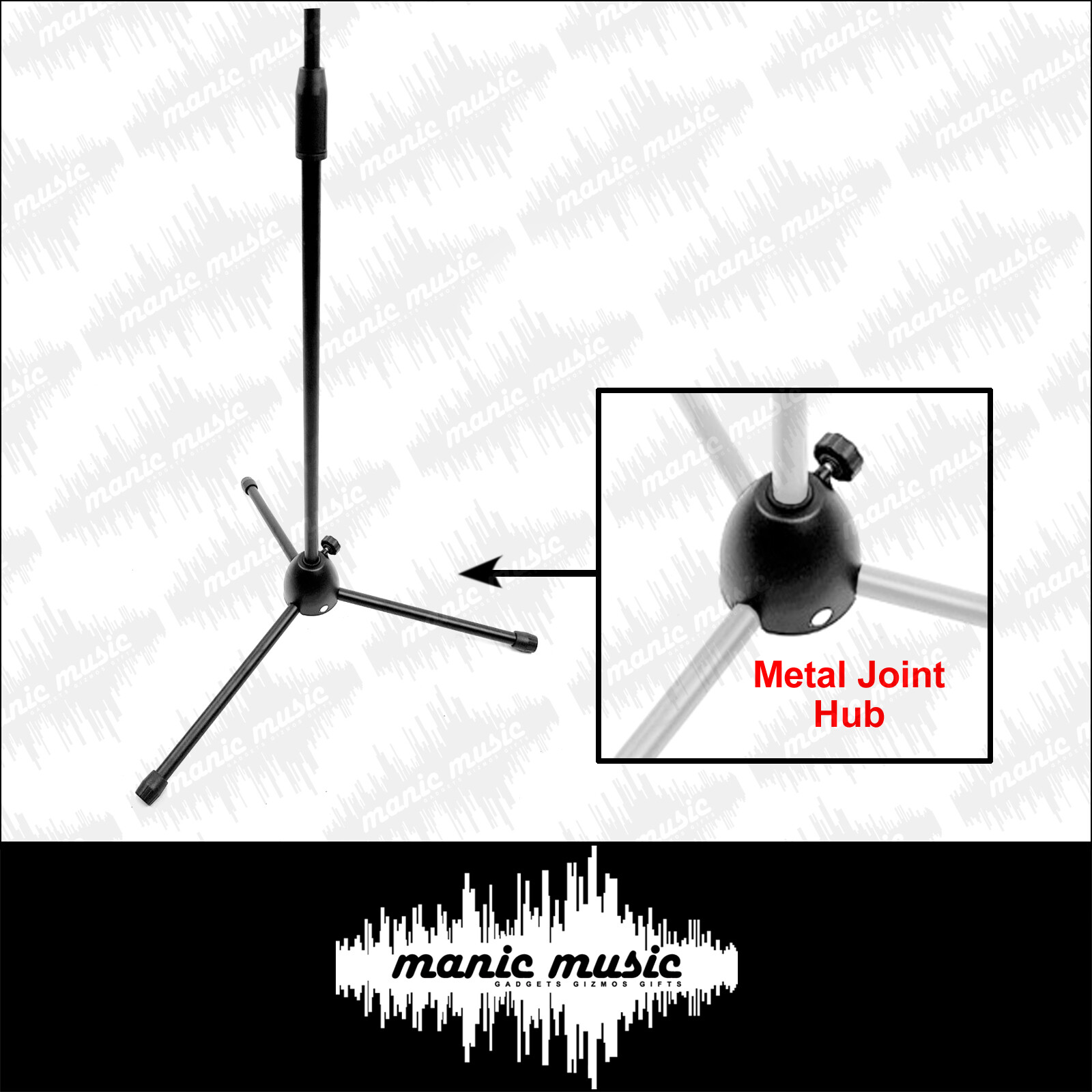 Boom Microphone Stand with Mic Clip DJ Karaoke Vocals Extra Tall 2.02m