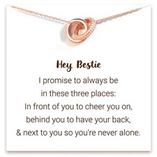 Friend Necklace, Friend Birthday Valentines Day Gifts for Women, Bestie Neckl...