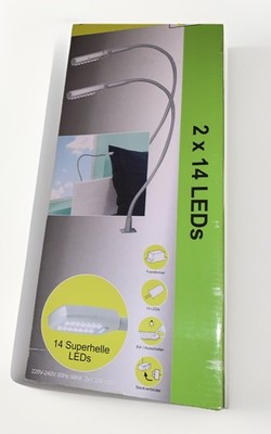 LED BETTLEUCHTEN RTI LAMPE 2 X 14 LEDS