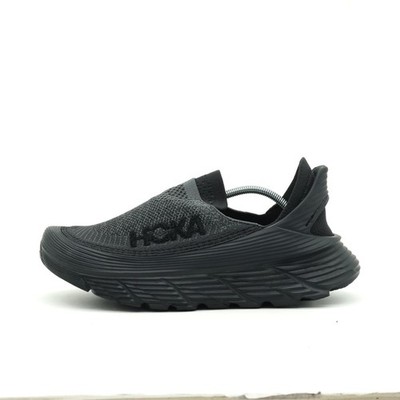 Hoka One Damen Restore TC Schuh Schwarz Synthetik-Strick Sneaker EU 41 1/3