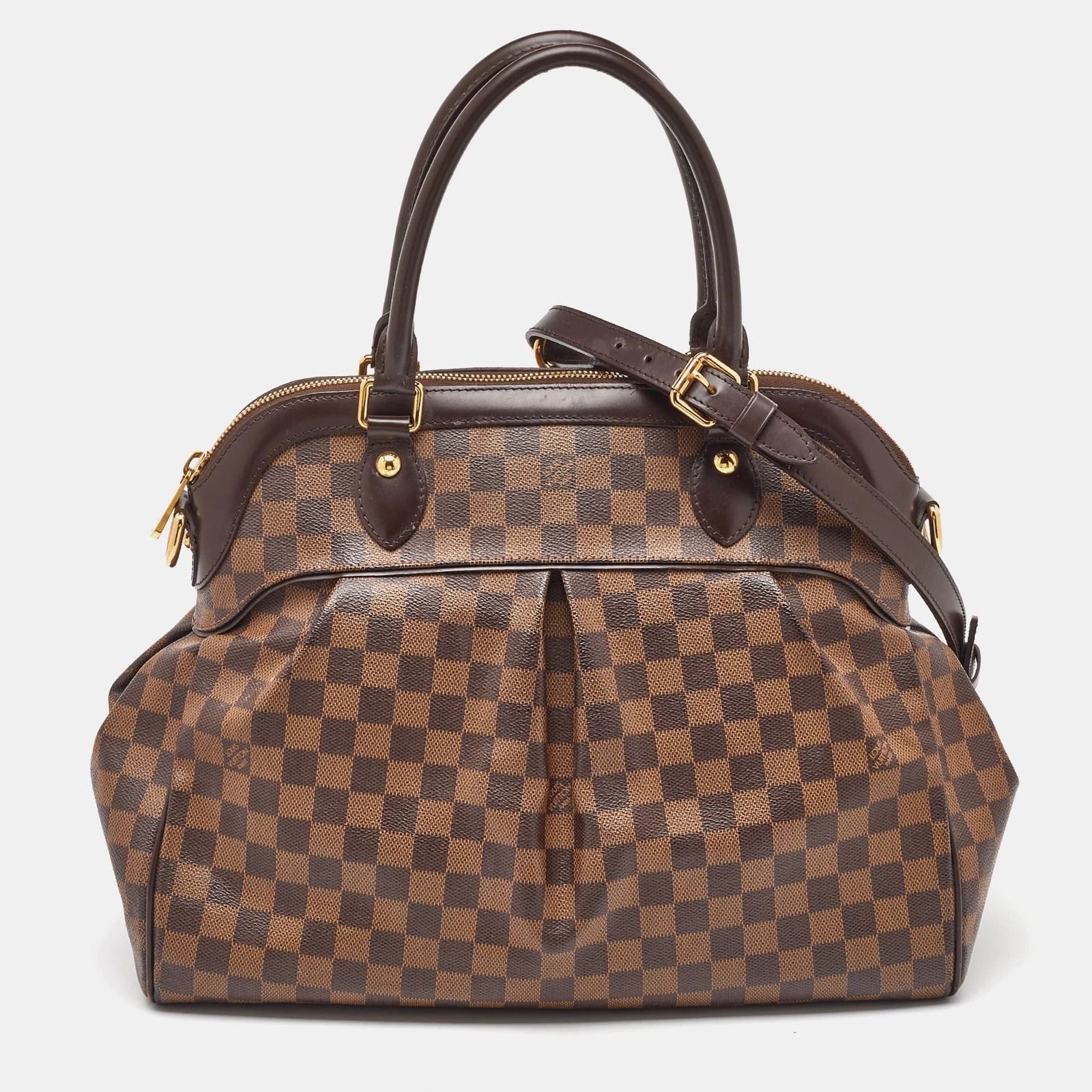 LOUIS VUITTON（LV） Borsa Louis Vuitton Damier Ebene in tela Trevi GM